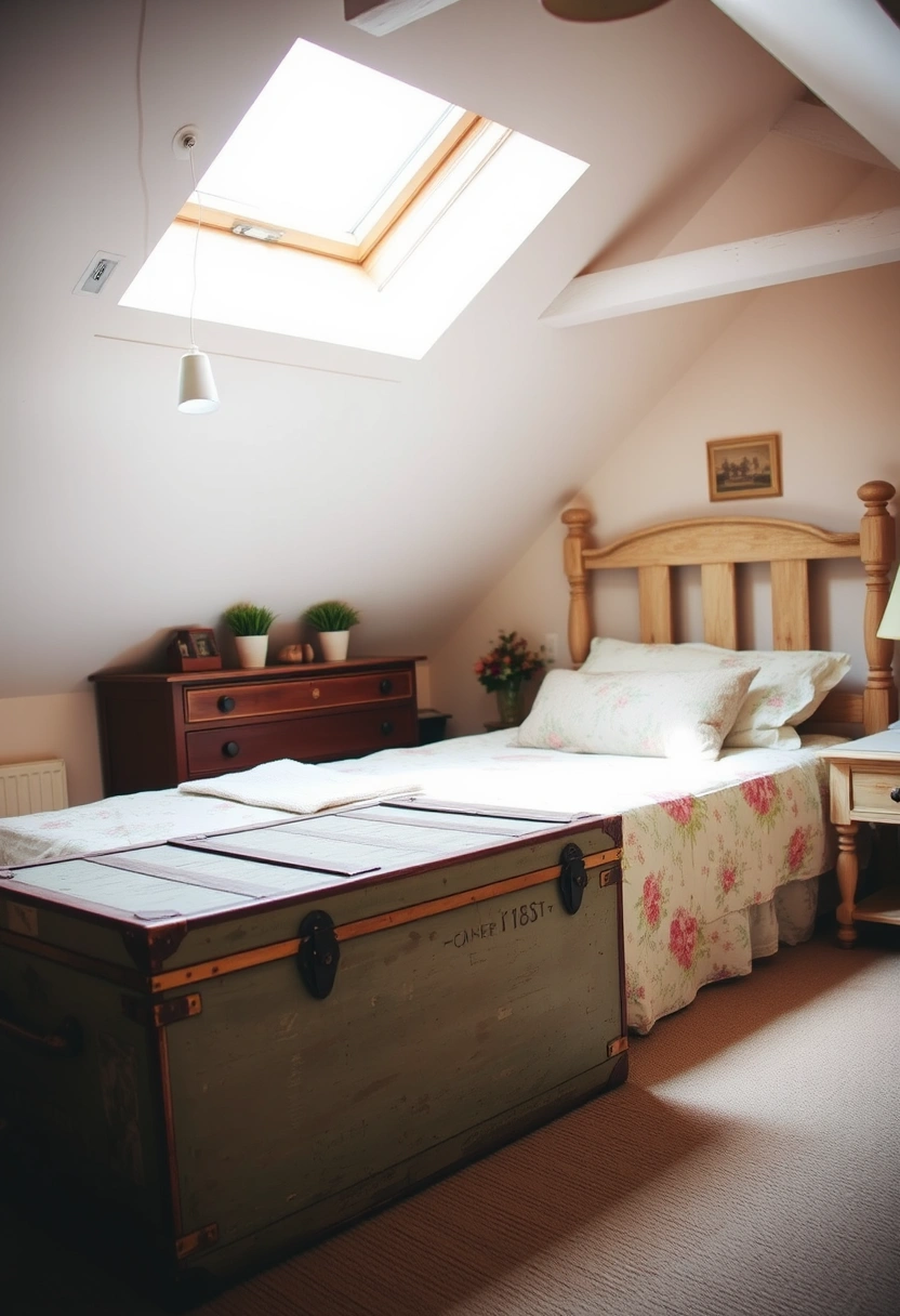 vintage attic bedroom 3