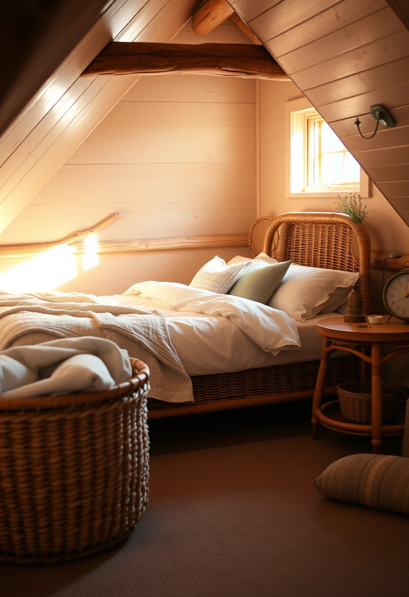 vintage attic bedroom 7